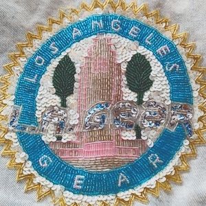Vintage LA Gear crop jean jacket !